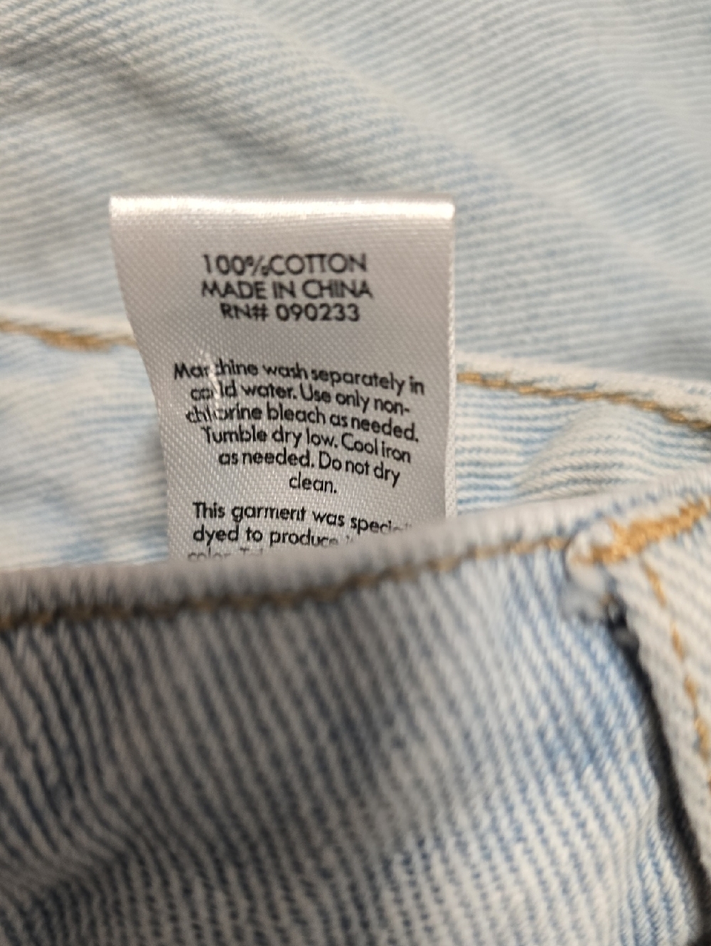 Pacsun jeans women’s size 23 size 000 Light Blue Distressed Drawstring Joggers - Picture 16 of 16